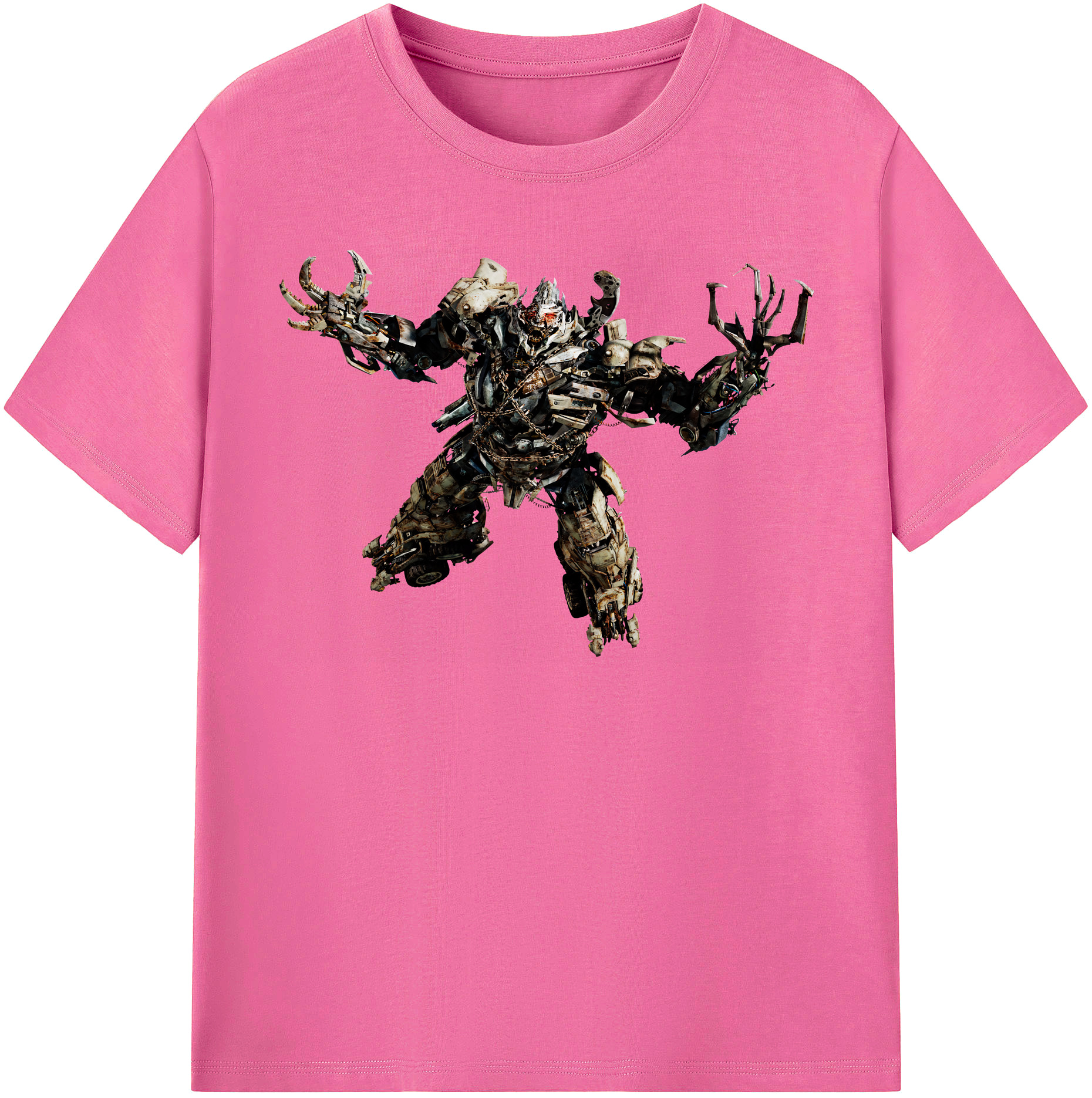 （画像用） Transformers トランスフォーマー レディースカジュアルプリントTシャツ（綿100％）